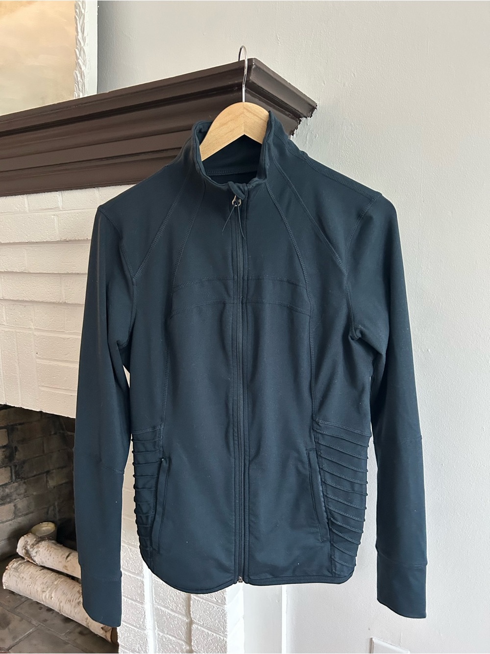 Tangerine Women's Dark Navy Zip-Front Sport Jacket